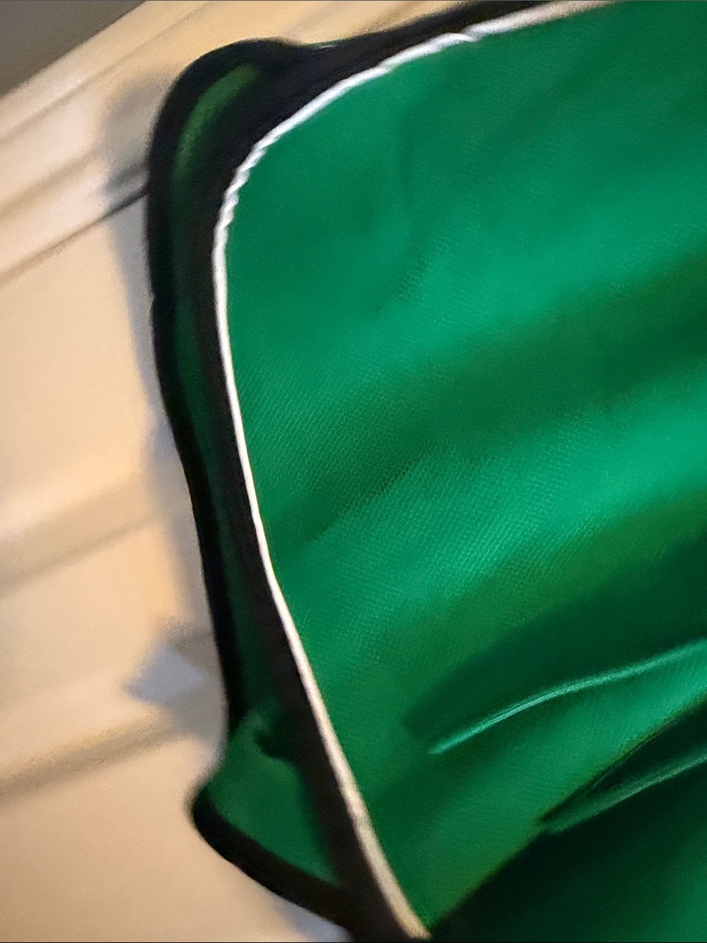 Avia Green Athletic Shorts with Black & White Trim - Picture 5 of 9